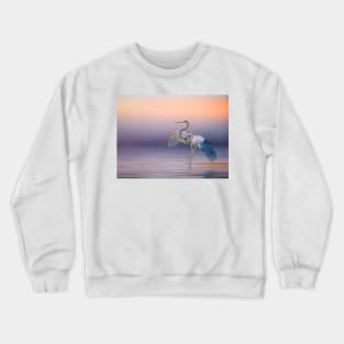 Sunset Heron Crewneck Sweatshirt